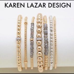 3mm Yellow Gold Filled Bracelet with coated Labradorite